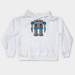 Pixel Robot 221 Kids Hoodie